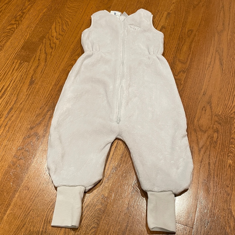 HALO Innovations -  Sleepsack 100% Cotton Micro Fleec Gray size 2T EUC